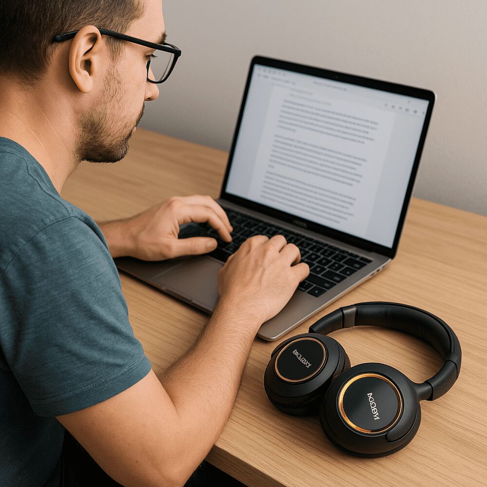 Casque Sans Fil Recson Ne-03 – Design Premium & Son Haute Qualité thumbnail 4