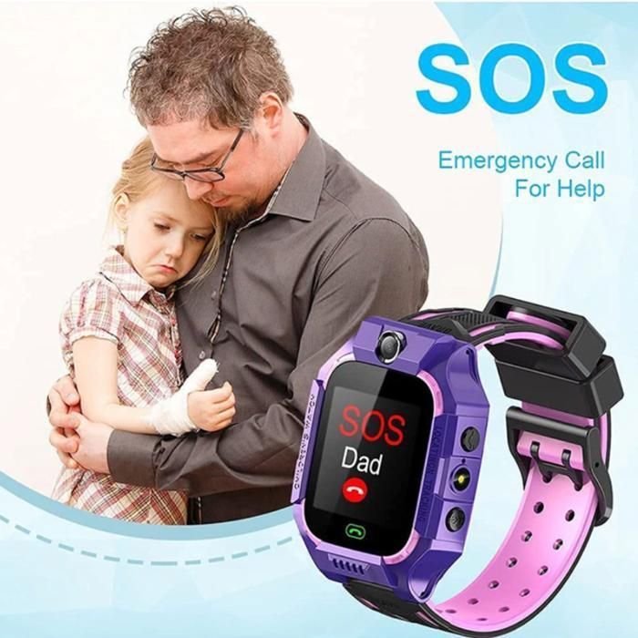Montre Intelligente Pour Enfant Mauve