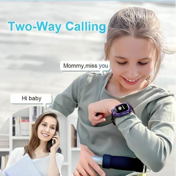 Montre Intelligente Pour Enfant Mauve thumbnail 3