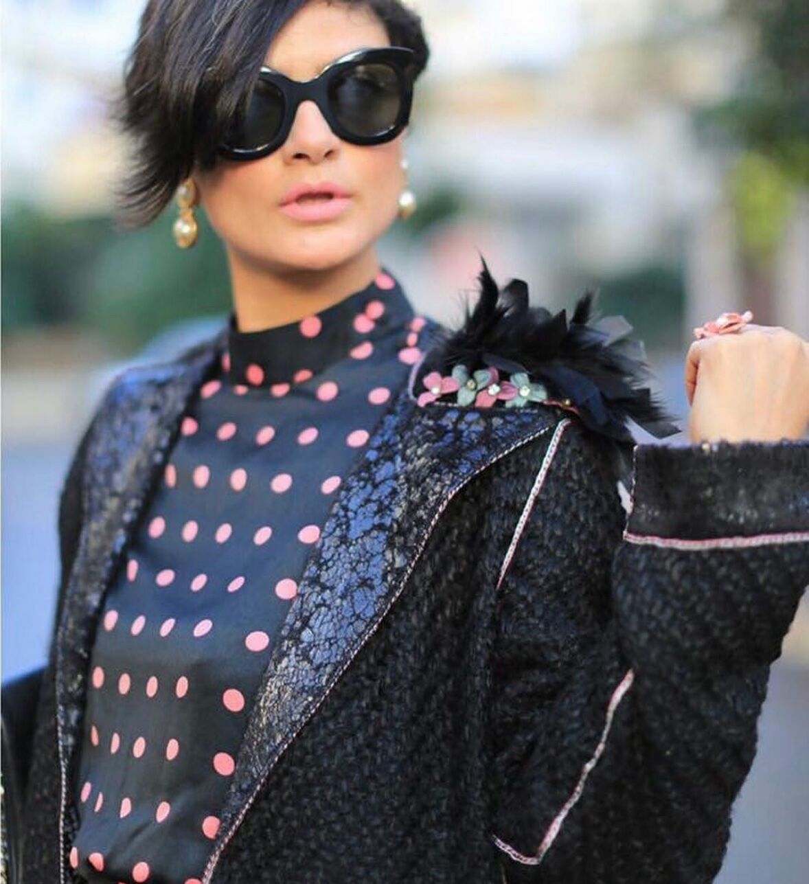 Manteau Tweed Marocain