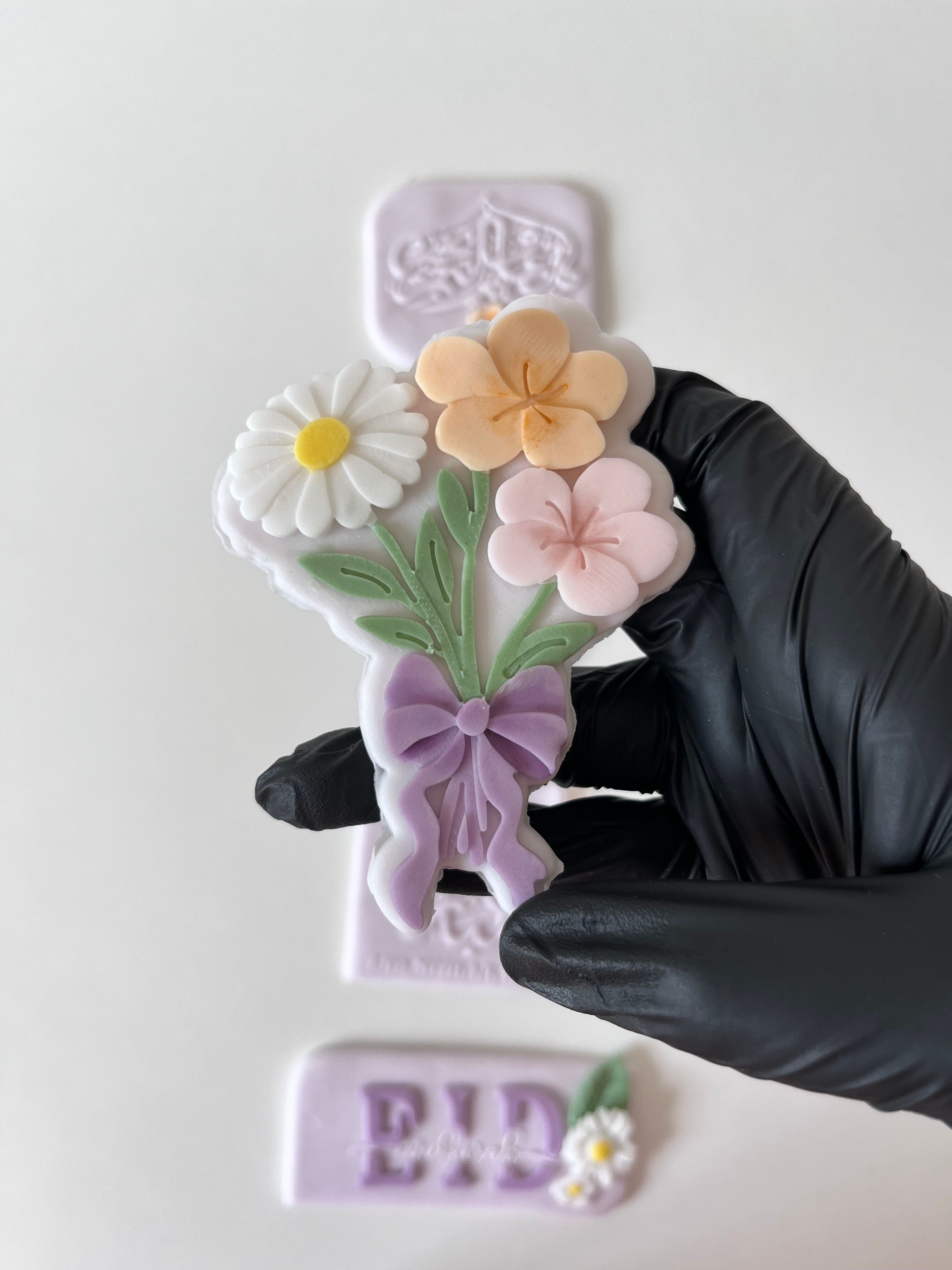 Bouquet De Fleurs Et Son Ruban