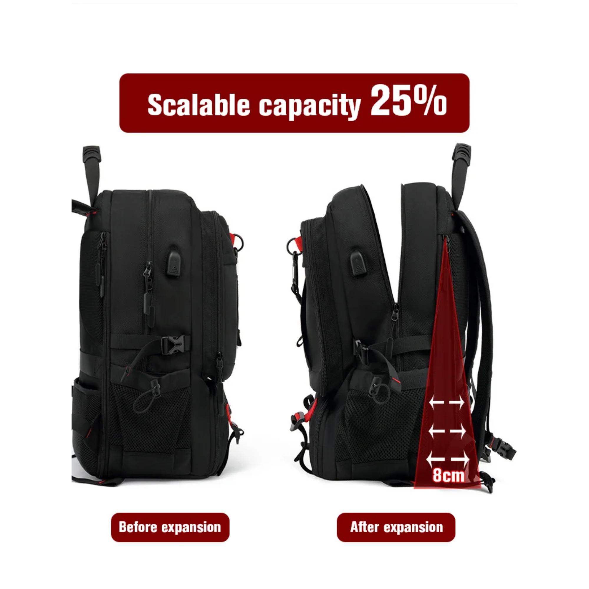 Sac À Dos De Voyage Extensible 60l - Grand Format 53 Cm thumbnail 8