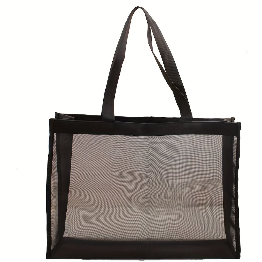 Sac De Plage En Maille Pour Femme, Grand Sac De Voyage Familial thumbnail 6