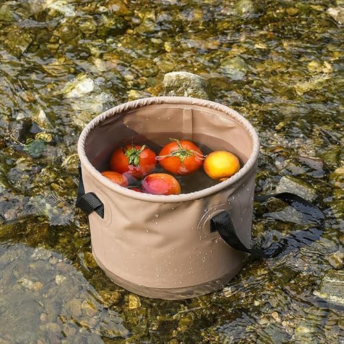Seau Pliable De Camping 20l – Bassine De Voyage Portable