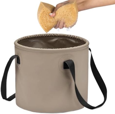 Seau Pliable De Camping 20l – Bassine De Voyage Portable