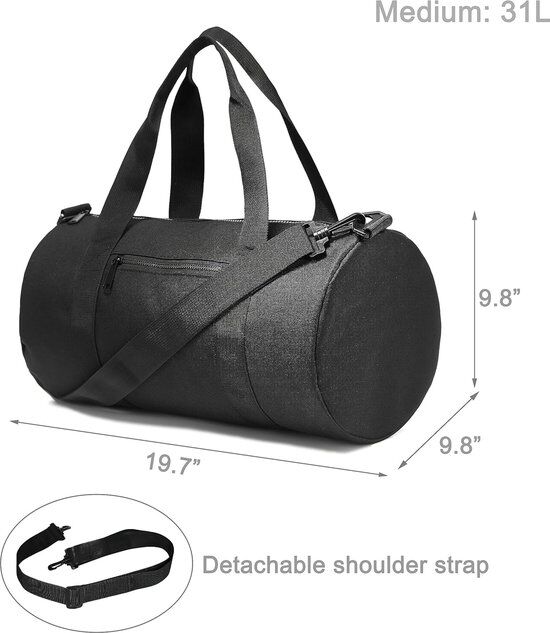 Sac De Voyage, Sac De Sport Pliable Pour Homme Et Femme (40x20x20 Cm) thumbnail 4