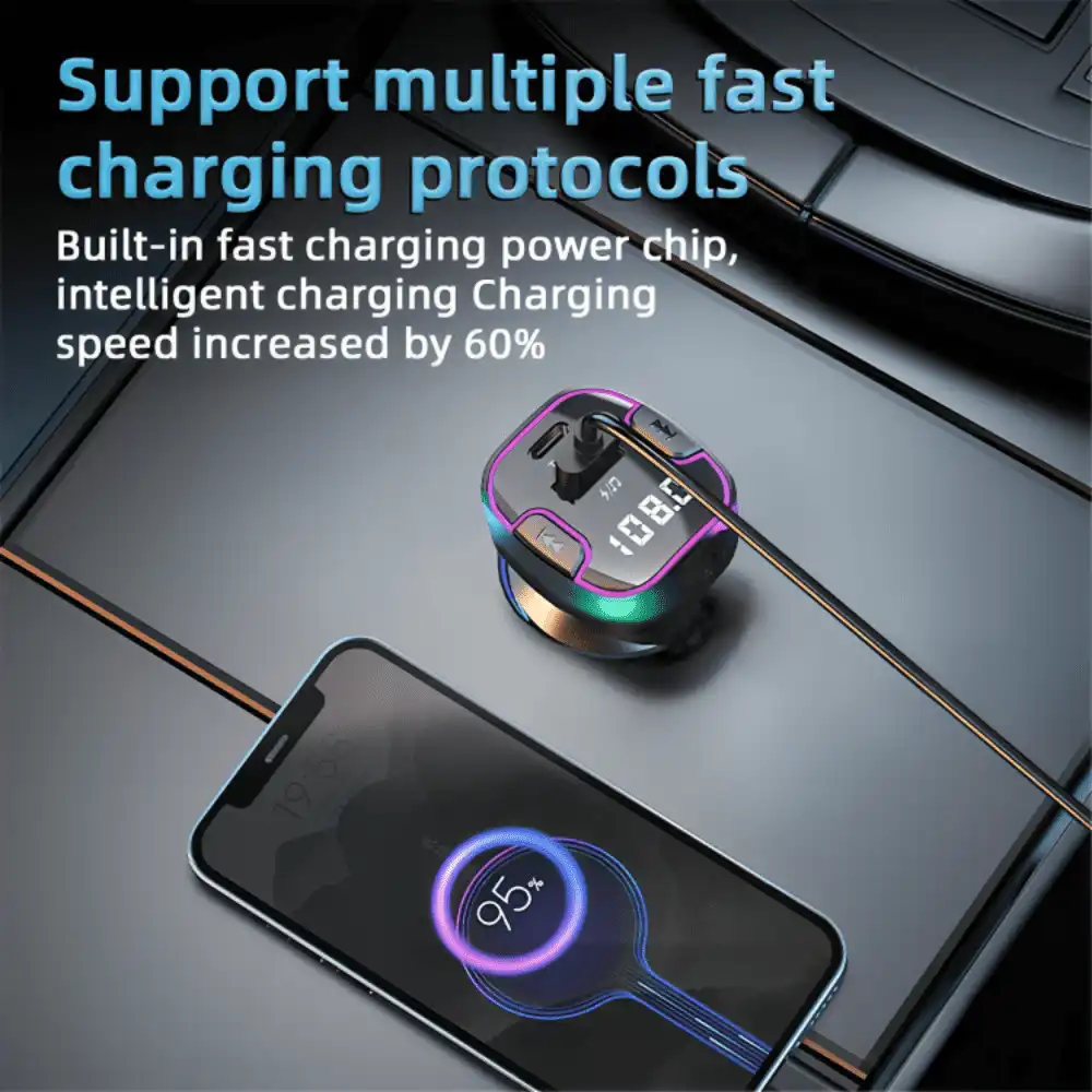 Transmetteur Fm Bluetooth Dn-22 thumbnail 3