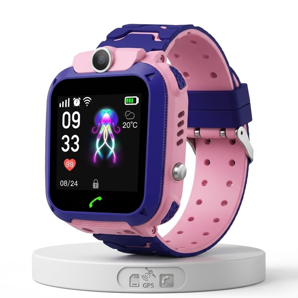 Montre Intelligente Pour Enfant - rose thumbnail 1