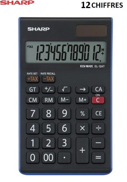 El-124t-bl Calculatrice De Bureau Gestion Financière
