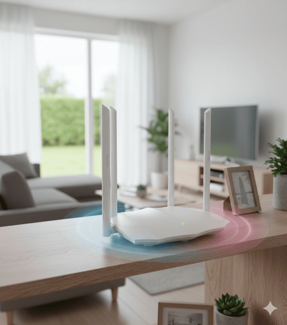 Routeur Wi-fi Tenda Ac1200 Ac5 – Double Bande, Haute Vitesse & Antennes Puissantes
