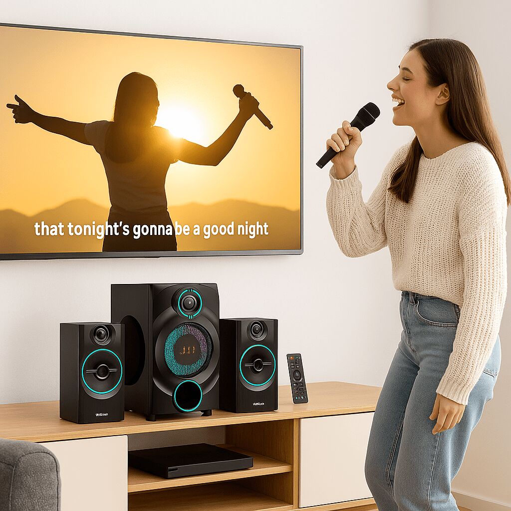 Enceinte Ys-900bt – Système Audio 2.1 Bluetooth Avec Télécommande