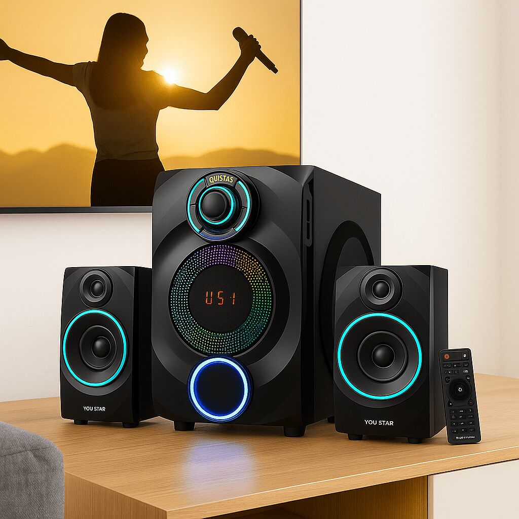 Enceinte Ys-900bt – Système Audio 2.1 Bluetooth Avec Télécommande