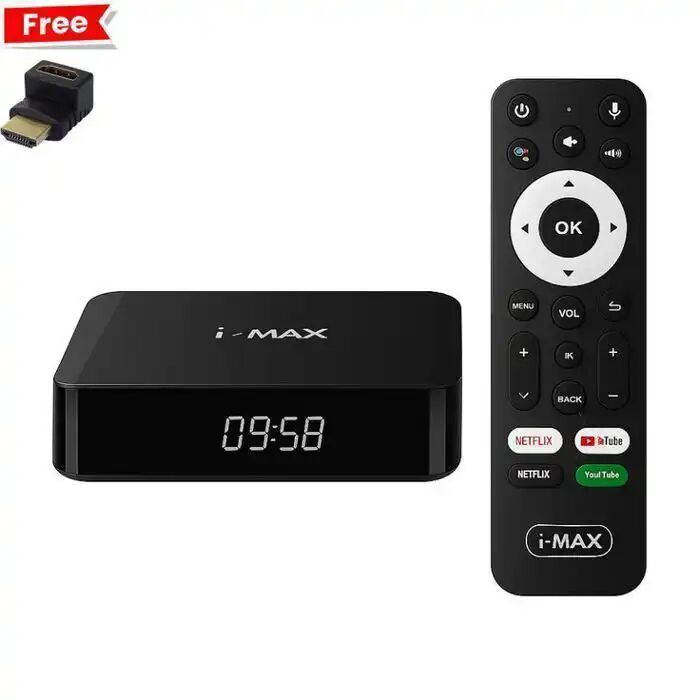 Boîtier De Streaming I-max 4k – Android Tv Box Ultra Hd thumbnail 1