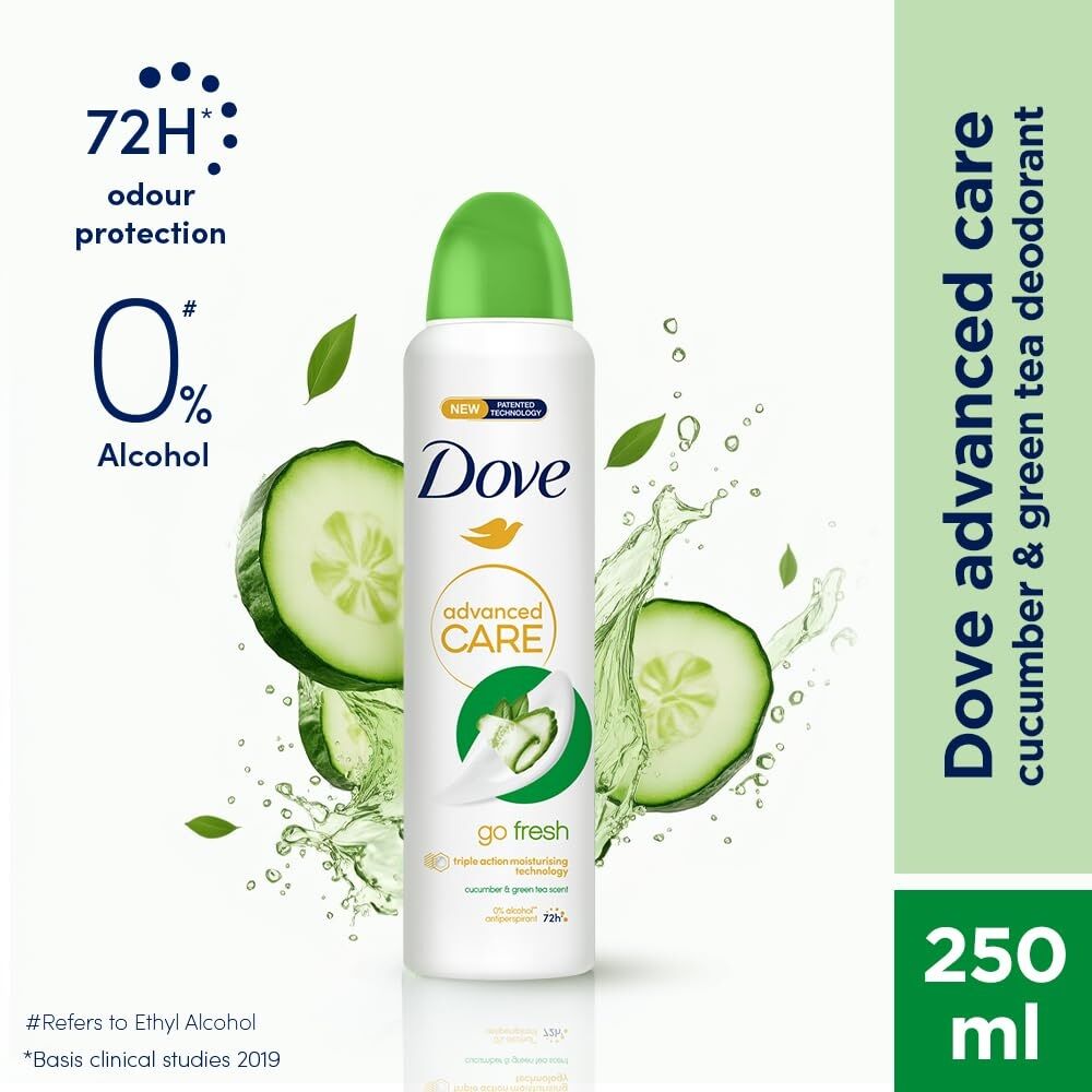 Advanced Care Déodorant Go Fresh Concombre & Thé Vert 72h