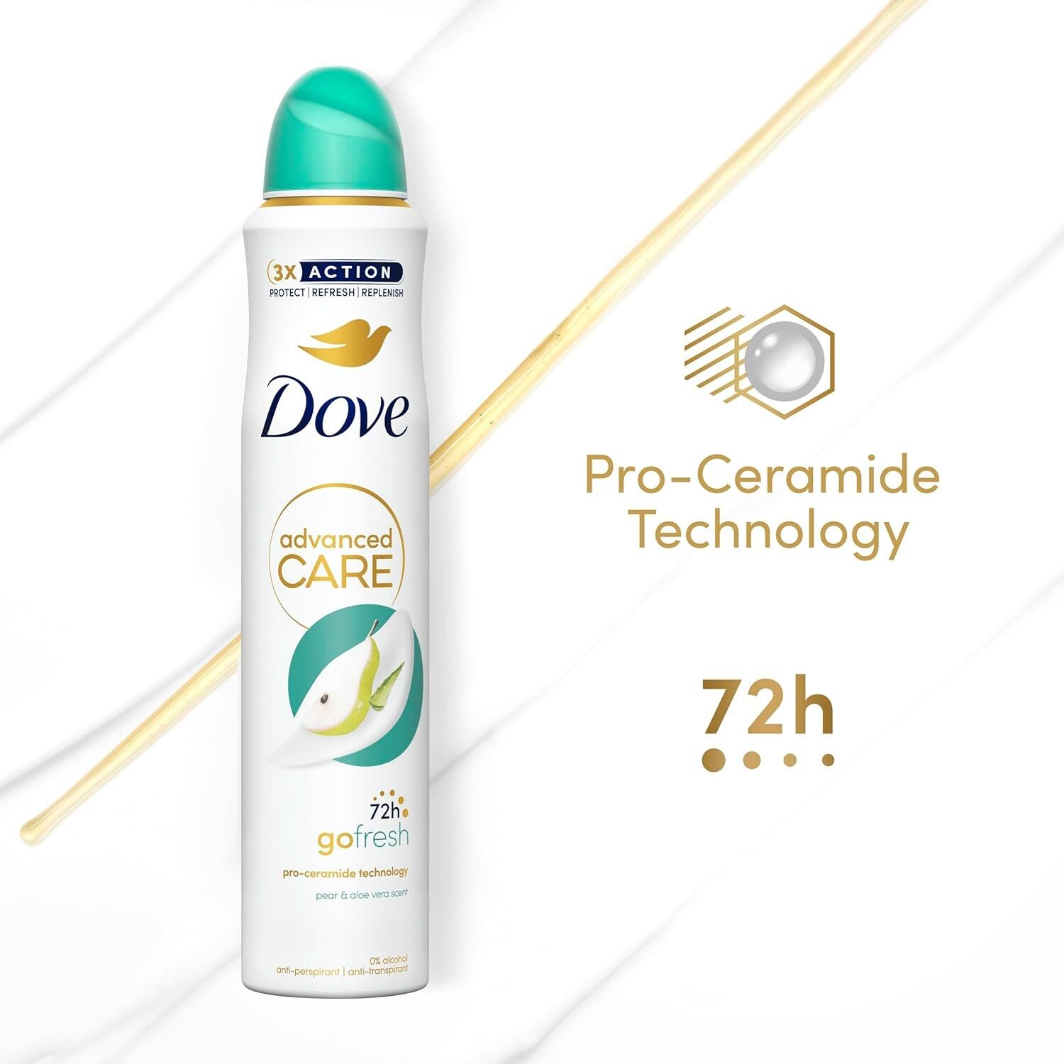 Advanced Care Déodorant Go Fresh Poire & Aloe Vera 72h