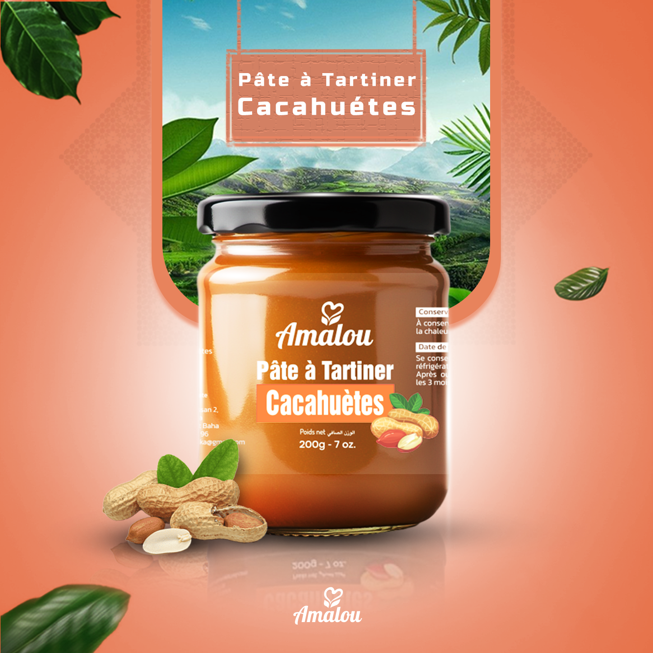 Pâte à tartiner aux cacahuètes – 100 % naturelle