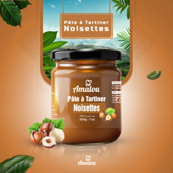 Pâte à tartiner aux noisettes – 100 % naturelle