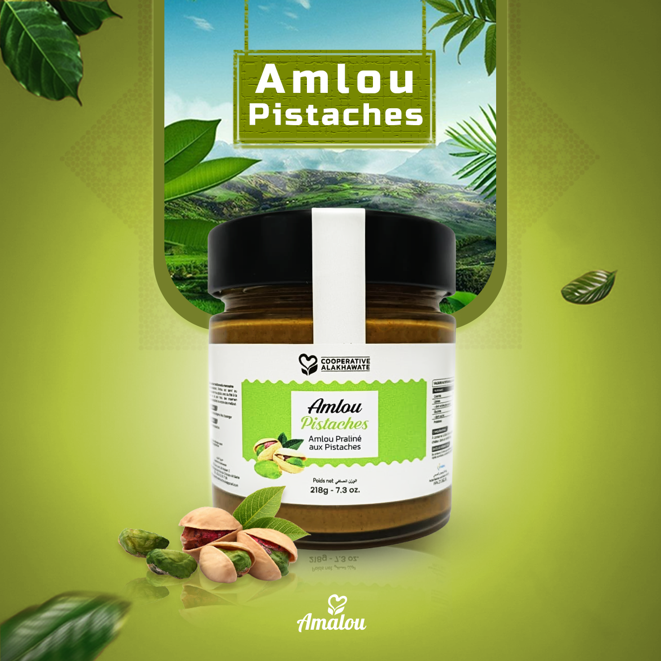 Amlou aux pistaches – 100 % naturel