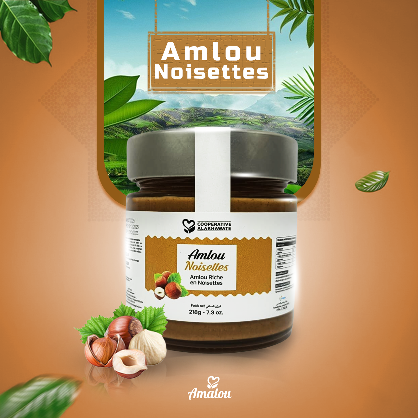 Amlou aux noisettes – 100 % naturel