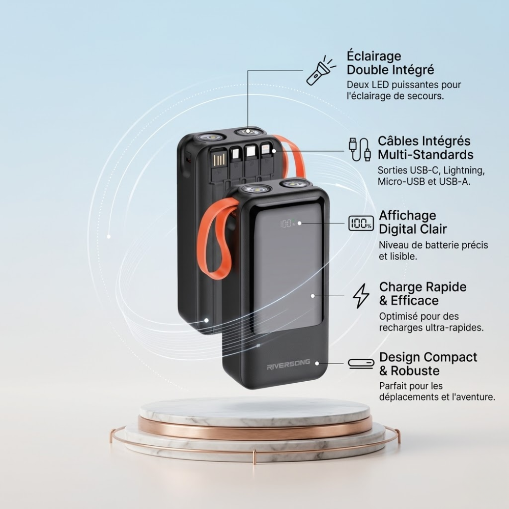 Riversong Ray 30S 30s – Batterie Externe 30000mah thumbnail 3