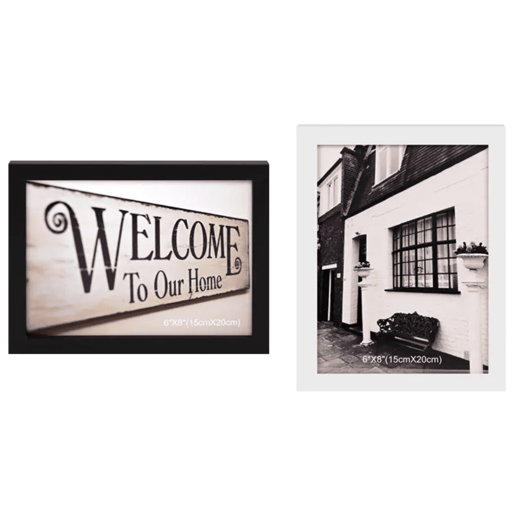 Cadre Photo Décoratif Mural – Set De 5 Pièces Pour Décoration Murale-1 Cadre A3 + 4 Cadres 15x20cm-couleur Aléatoire