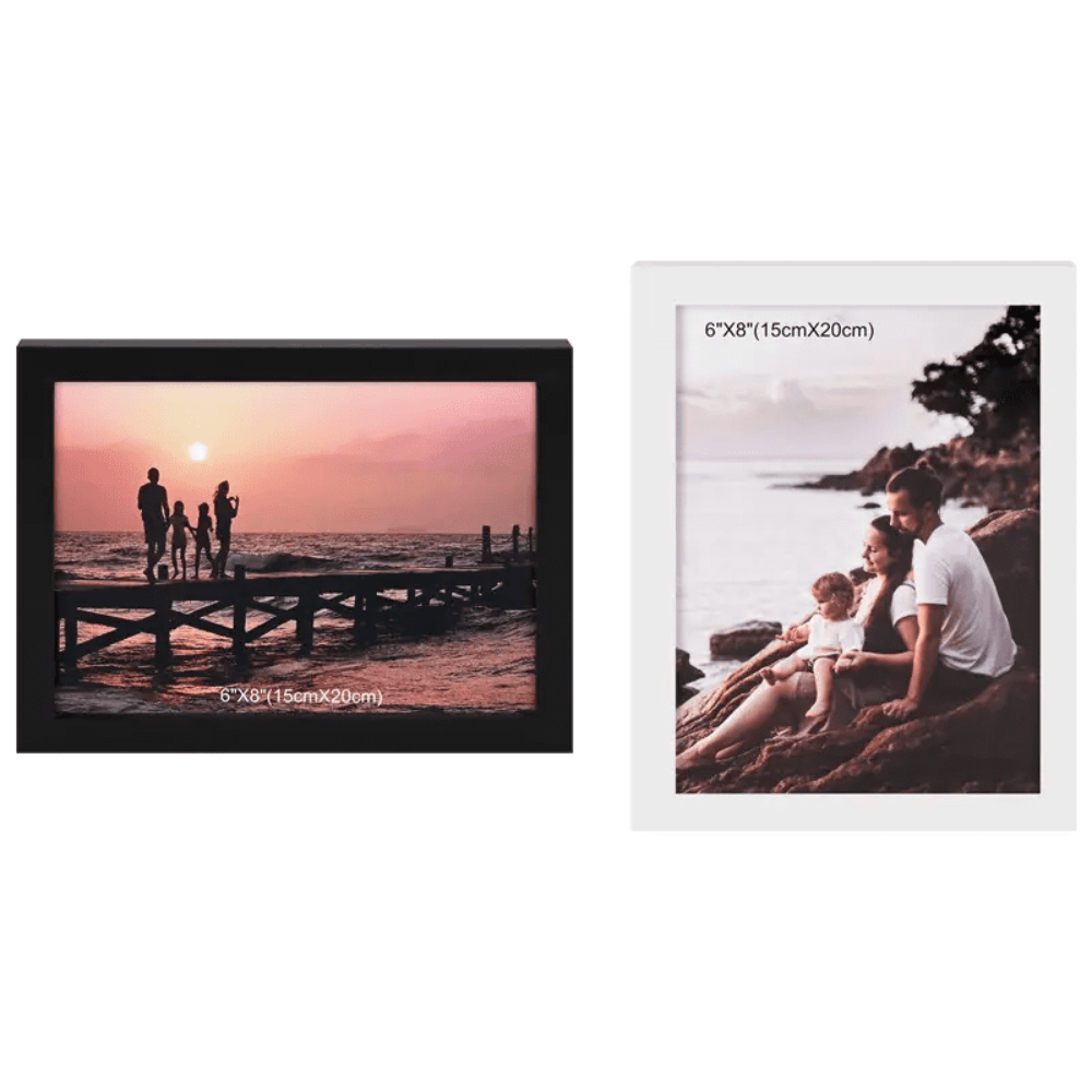 Cadre Photo Décoratif Mural – Set De 5 Pièces Pour Décoration Murale-1 Cadre A3 + 4 Cadres 15x20cm-couleur Aléatoire thumbnail 4