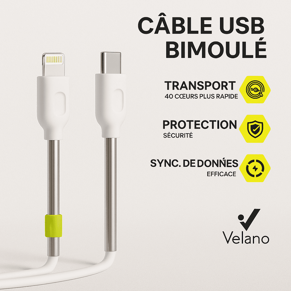 Velano Vc-06 – Câble Usb-c Vers Lightning 30w thumbnail 3