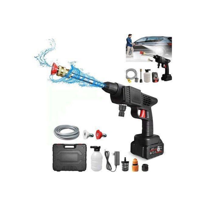 Pistolet De Lavage De Voiture Sans Fil, Double Lithium thumbnail 4