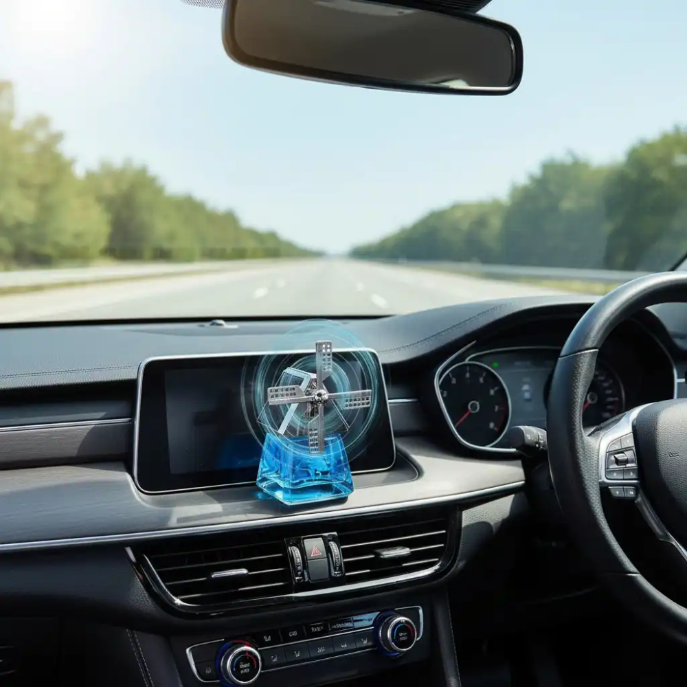 Diffuseur De Parfum Pour Voiture À Énergie Solaire thumbnail 4