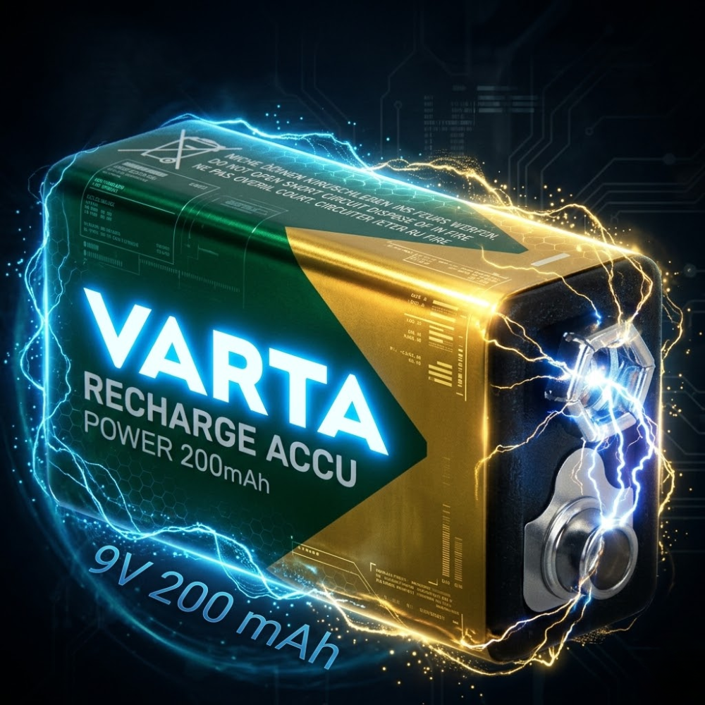 Pile Rechargeable Varta Accu Power 9v – 200 Mah – Prête À L’emploi thumbnail 3