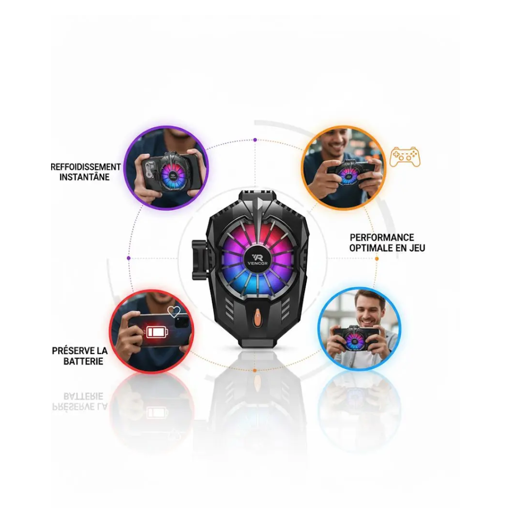 Refroidisseur Semi-conducteur Pour Smartphone – Type-c, Performance Gaming
