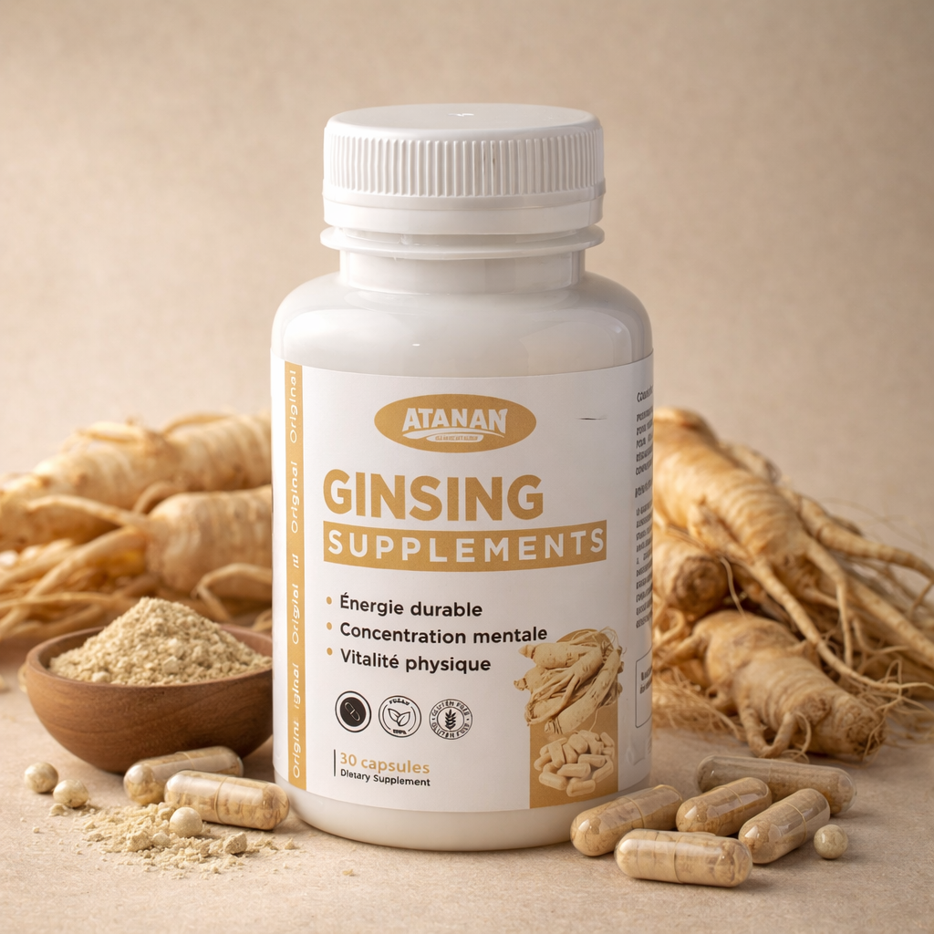 Ginsing Complement Energie & Vitalite Naturelle – Soutien Concentration Et Performance thumbnail 1