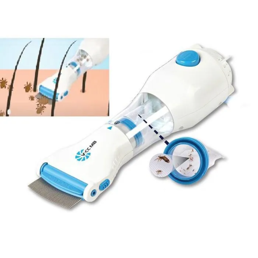 Filtres De Rechange Pour Peigne À Poux Électrique, Le Traitement Innovant Anti-poux V-comb thumbnail 3