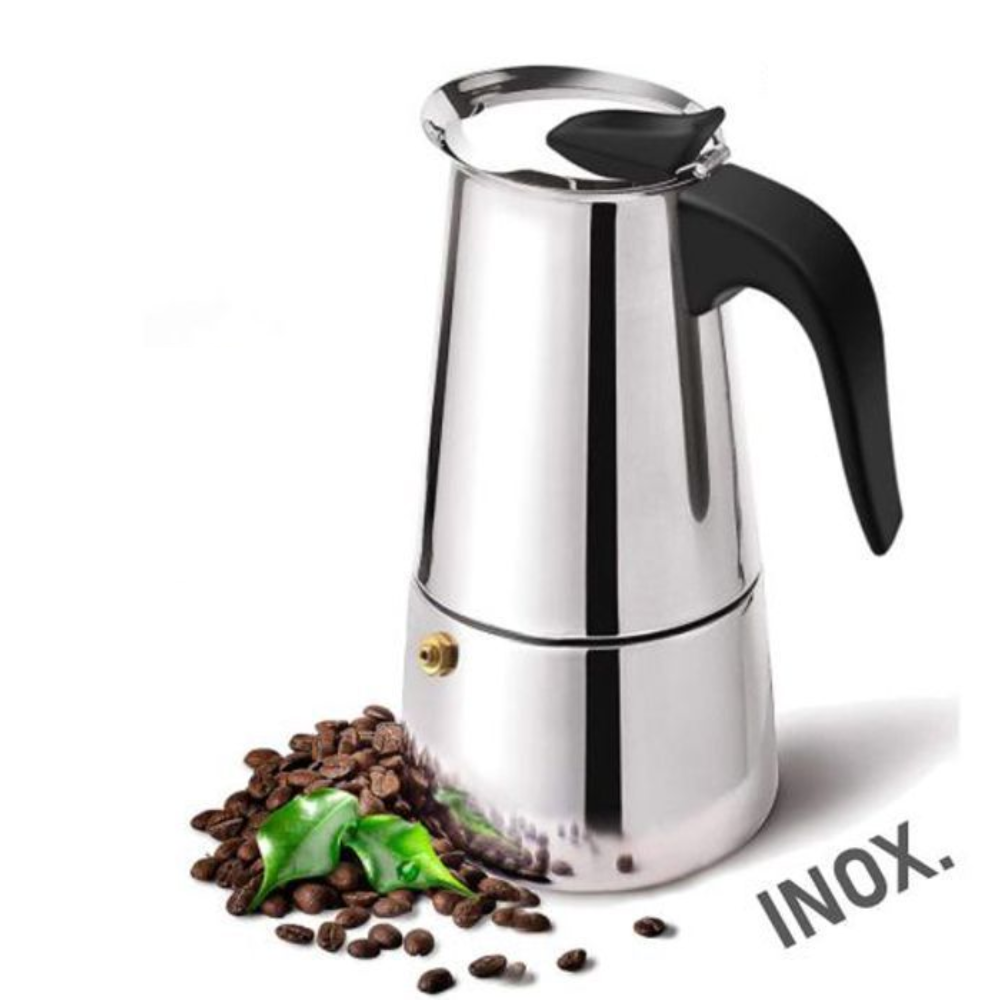 Cafetière Moka Pot – Acier Inoxydable thumbnail 1