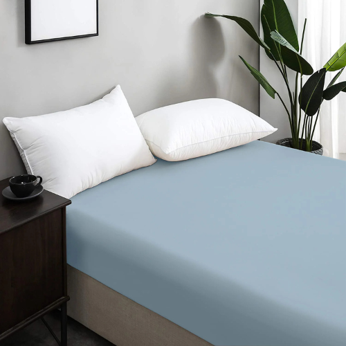 Pack Draps 2 Places (drap Housse + Drap Plat + 2 Taies Oreiller)