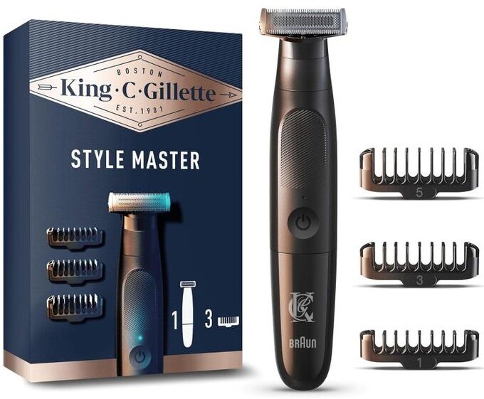 Tondeuse King C. Style Master Barbe Courte Homme Sans Fil