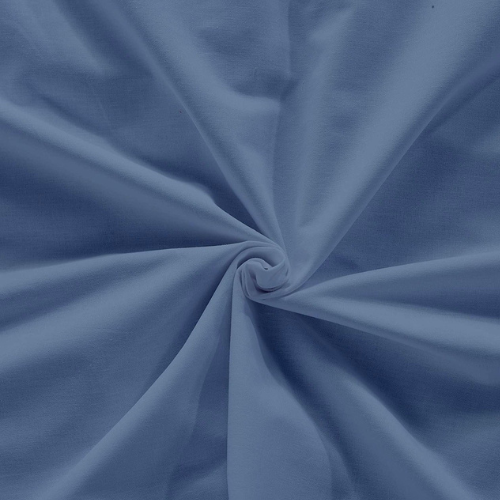 Pack Draps Bleu Jean 2 Places (Drap Housse + Drap Plat + 2 Taies Oreiller) thumbnail 4