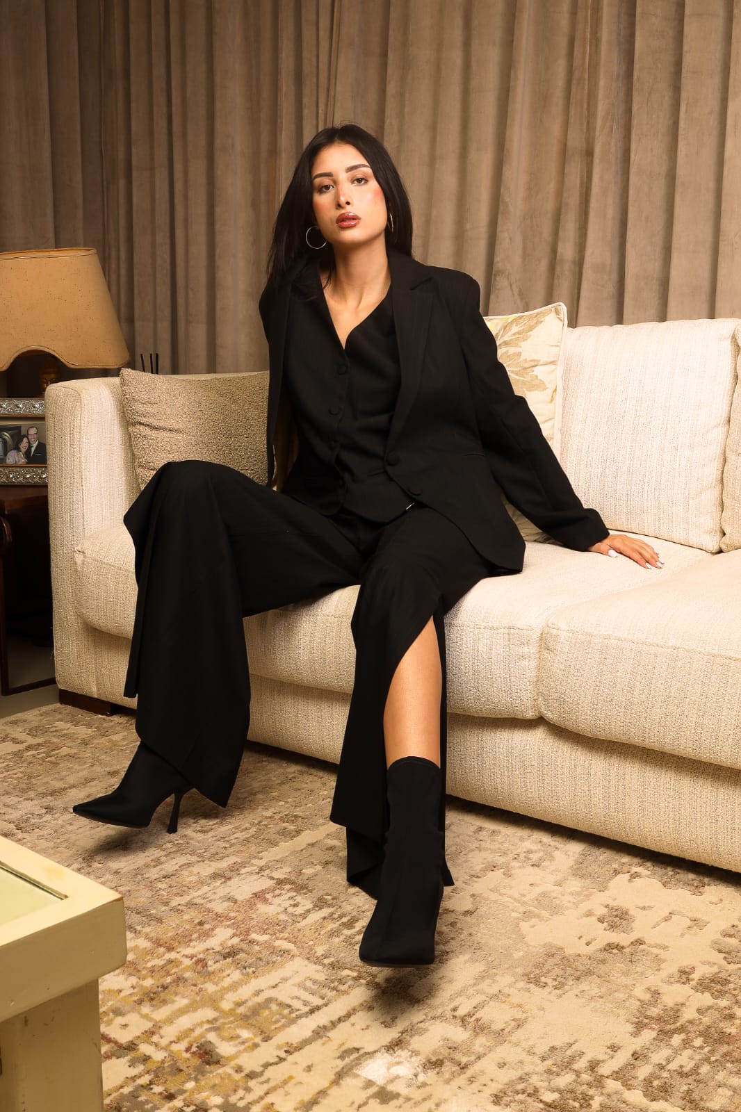 Pantalon Maissa Noir thumbnail 3