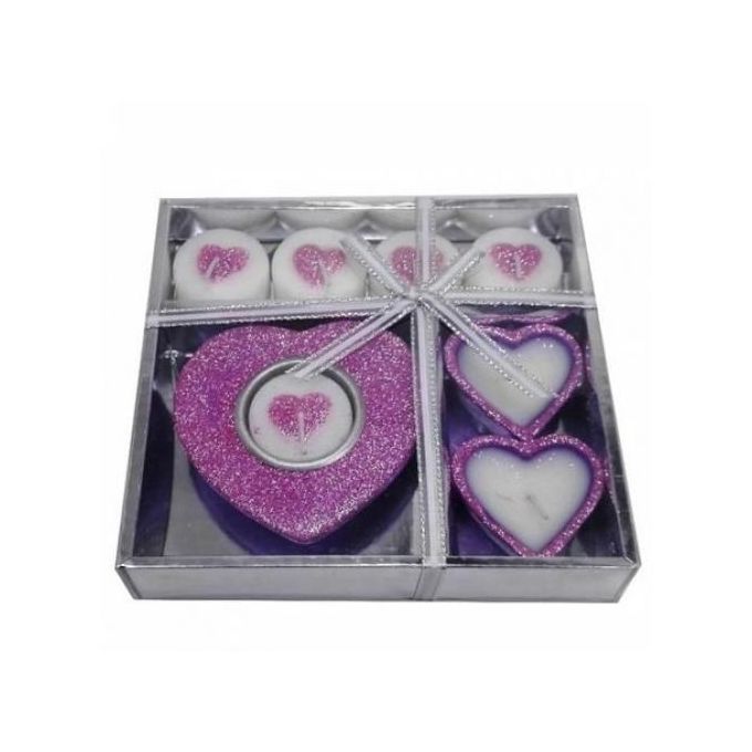 Set Cadeau Bougies Saint-valentin (colleur Aléatoire)
