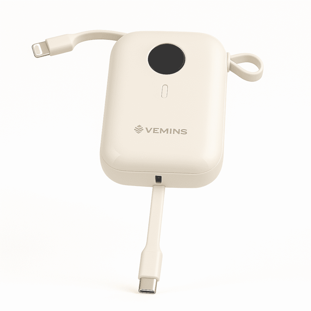Power Bank Vemins Vpb-08 – 10000mah, Compact Efficace