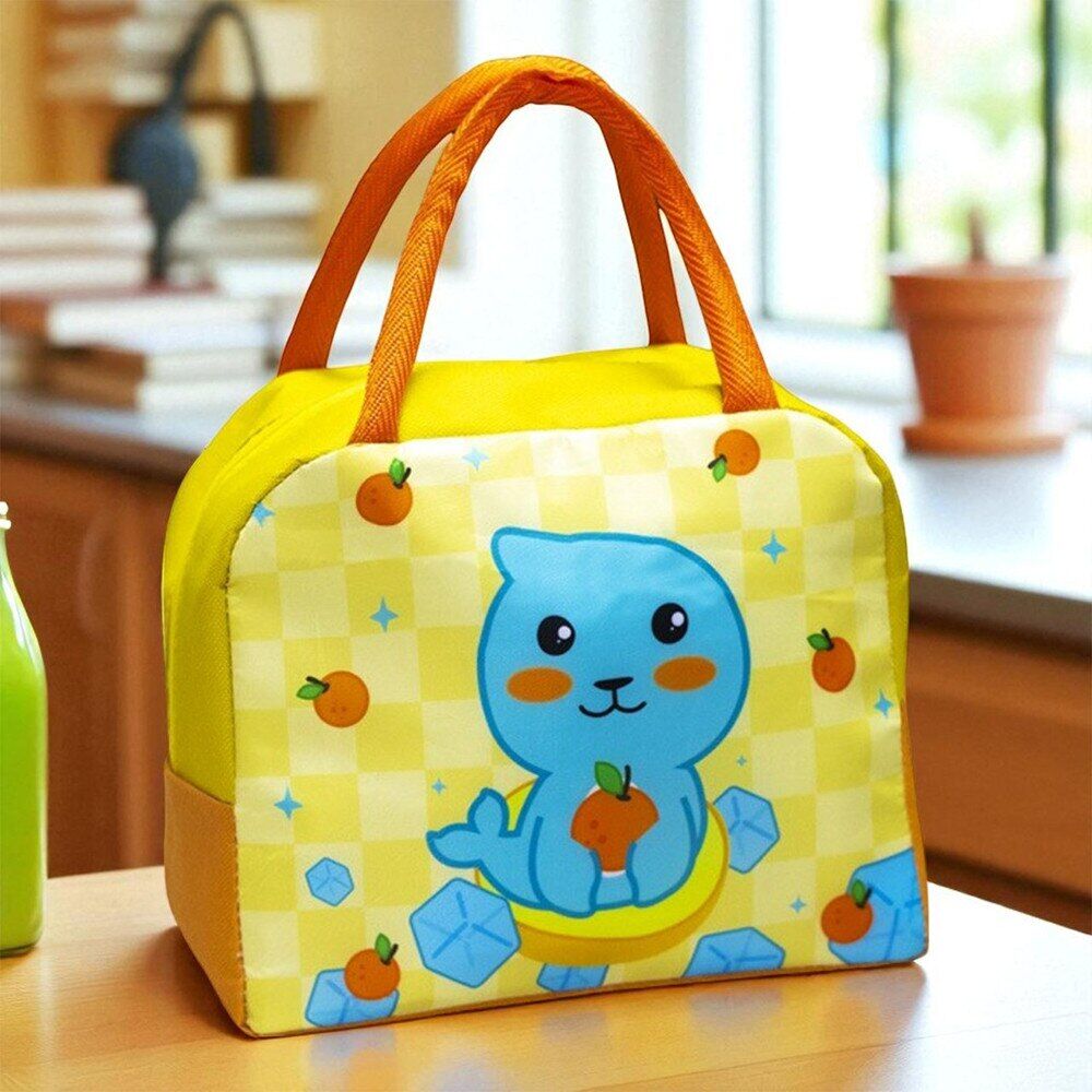 Sac Isotherme Lunch Bag Pour Enfant Phoque & Fruit - Parfait Pour Le Goûter Et Les Sorties thumbnail 1