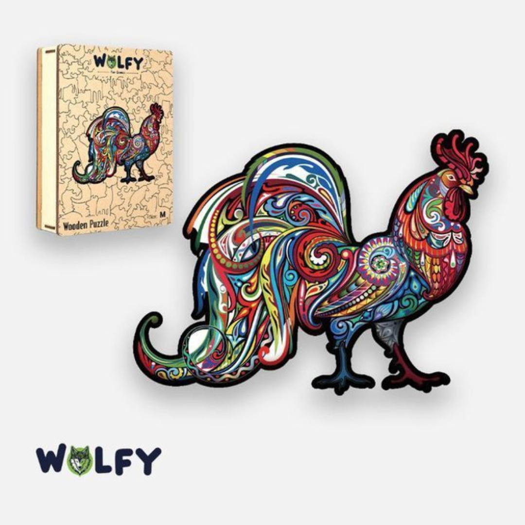 Jeu De Puzzle En Bois En Forme D’animaux