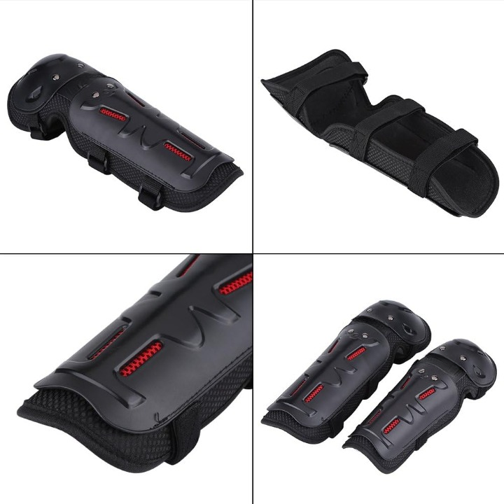 Ensemble De 4 Protections Articulées Pour Moto Et Vélo thumbnail 3