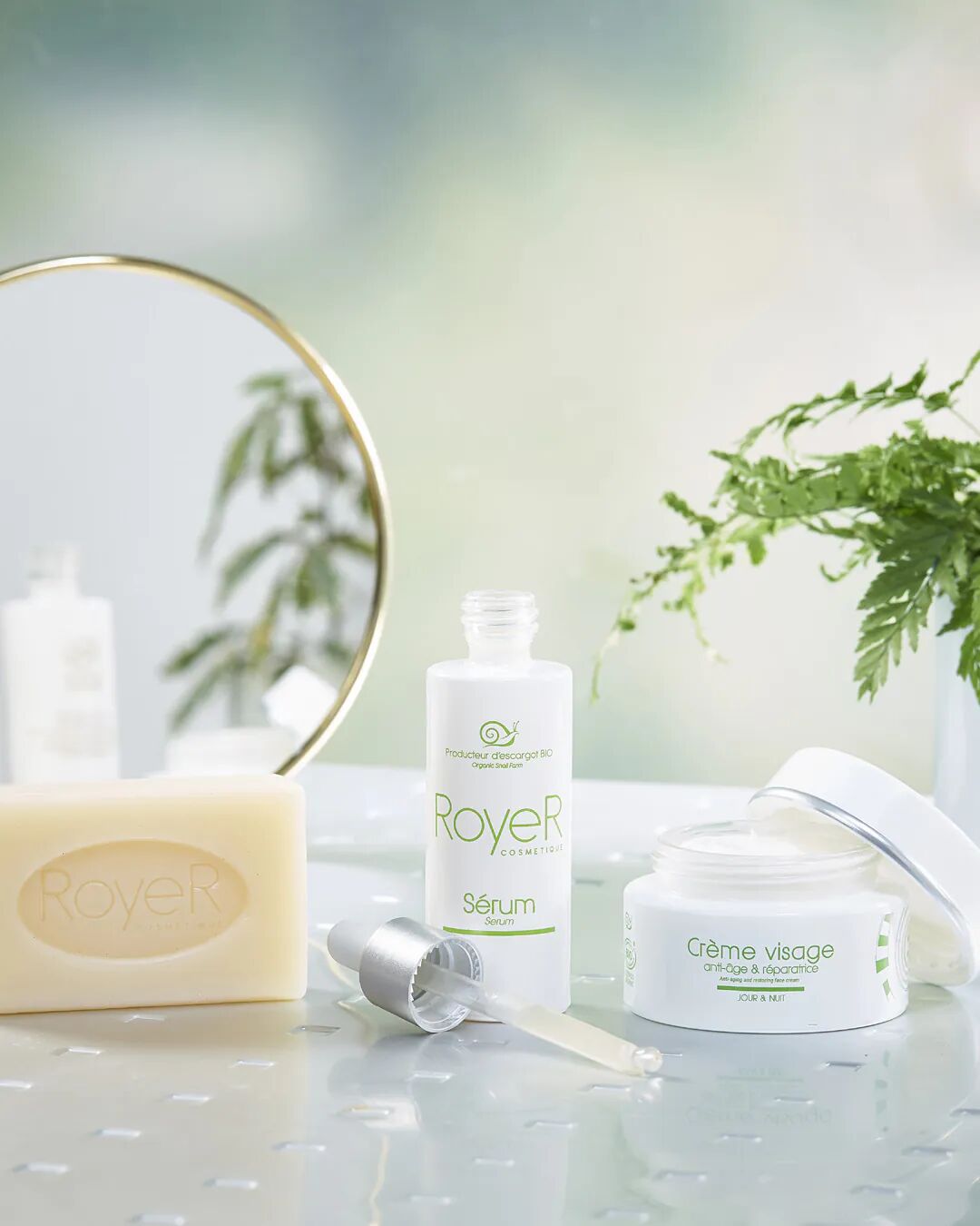 Routine Beauté Naturelle – Savon, Sérum & Crème Visage À La Bave D’escargot Bio
