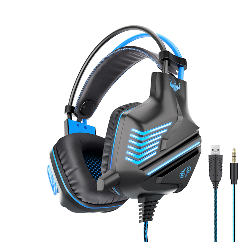 Ovleng Gt61 Gaming – Casque Gaming Rgb Avec Micro Et Son Stéréo