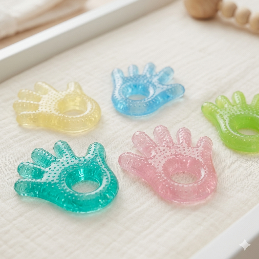 Anneau De Dentition Pour Bébé ( couleur aléatoire ) thumbnail 3