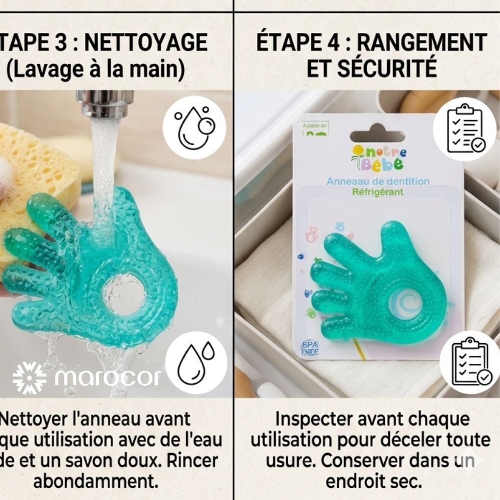 Anneau De Dentition Pour Bébé ( couleur aléatoire ) thumbnail 4