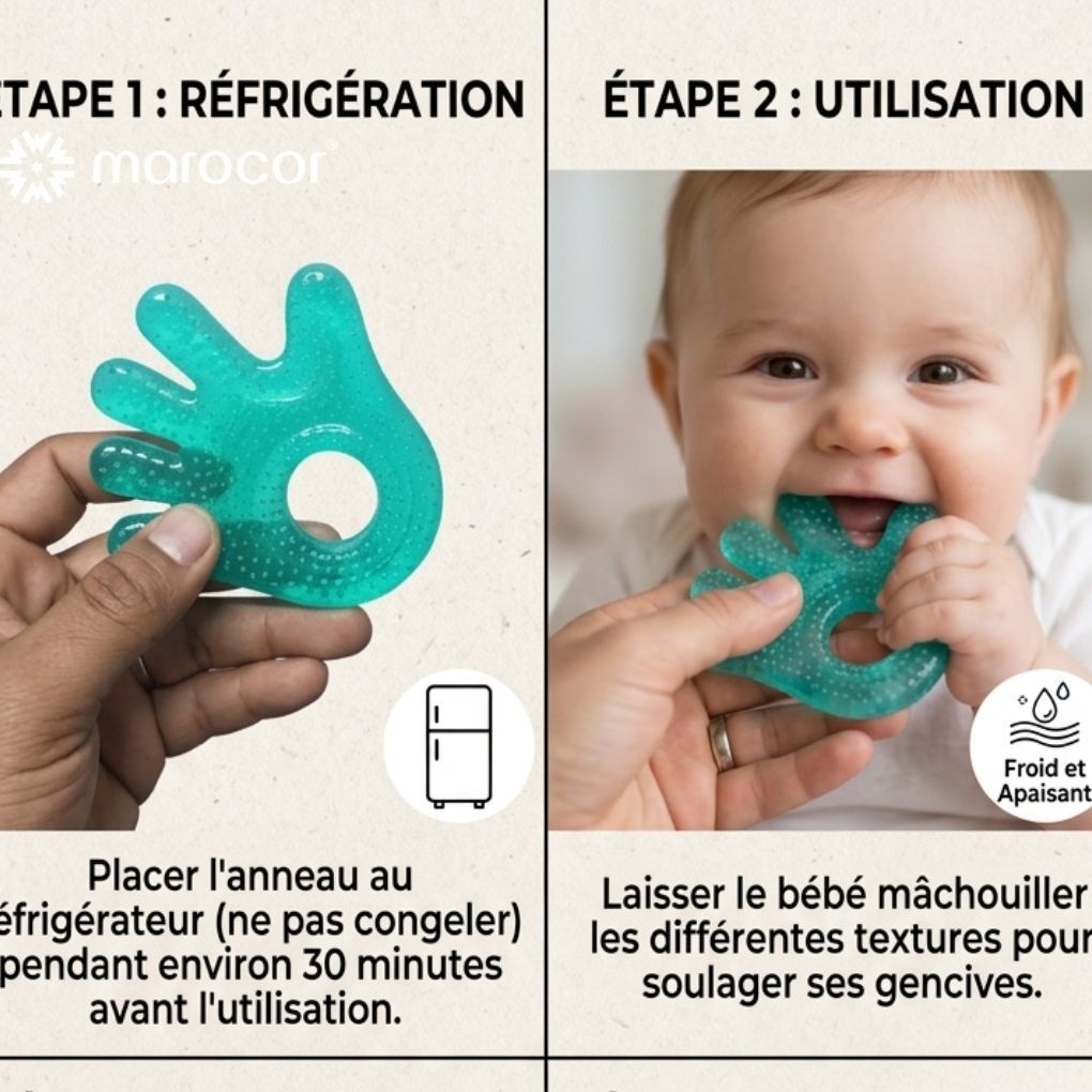 Anneau De Dentition Pour Bébé ( couleur aléatoire ) thumbnail 5