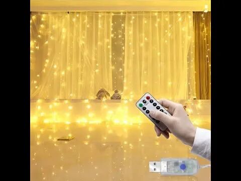 Guirlande Lumineuse De Noël, Rideau Décoration De La Maison thumbnail 7