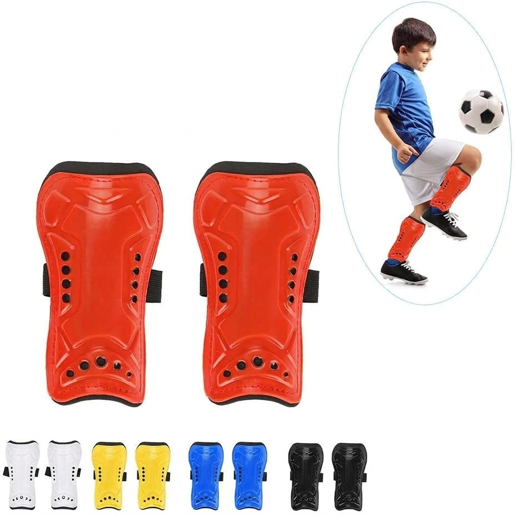 Protège-tibias Confortables Et Légers Pour Football (couleur aléatoire)  thumbnail 1